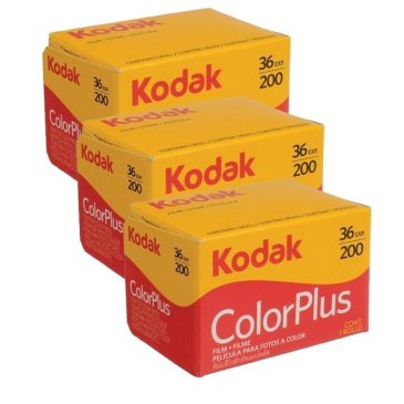Kodak Color Plus 200 Film 36 Exposure  (Pack of 3)