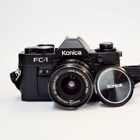 Konica FC-1 + Hexanon 28mm f/3.5 with Case